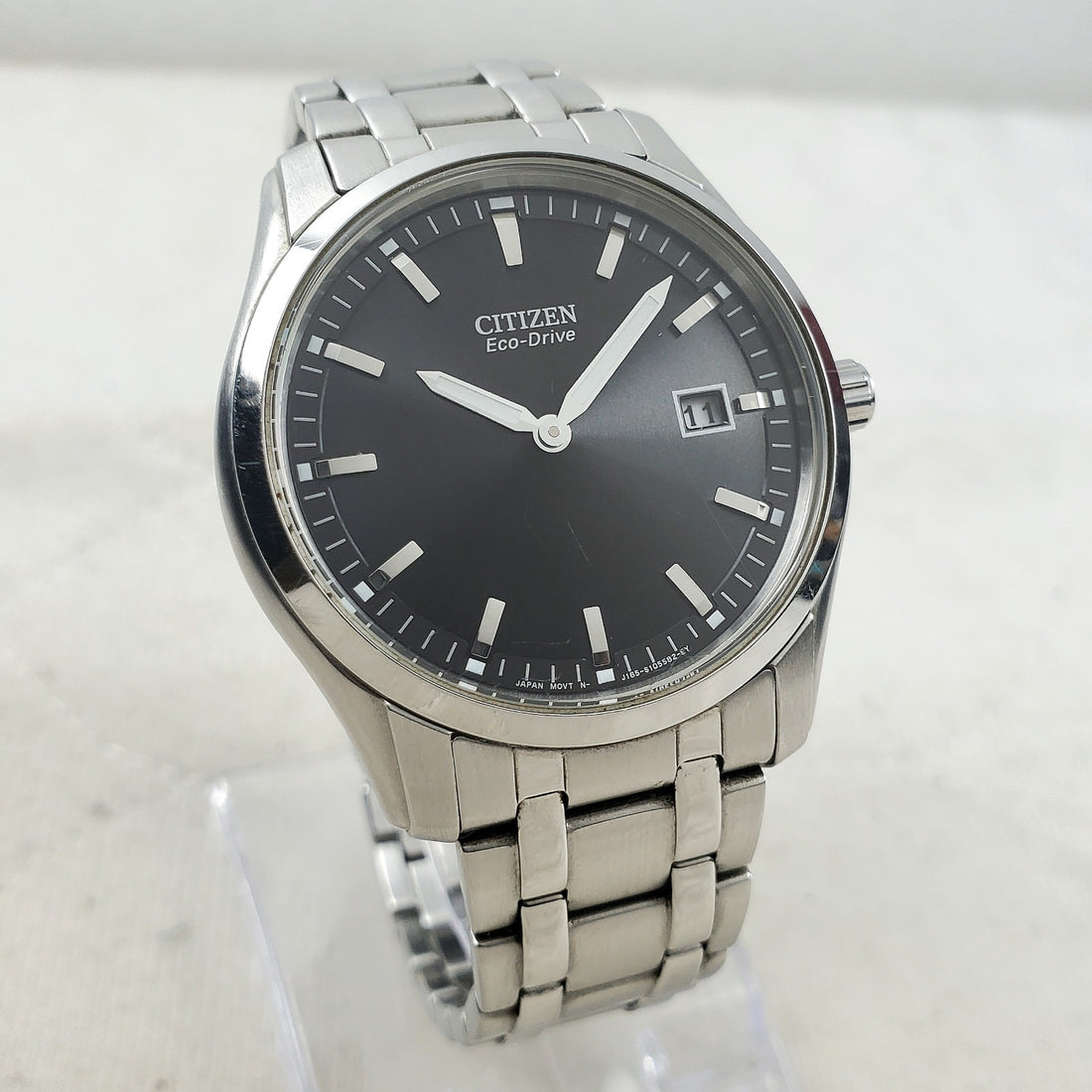 Citizen Eco-drive J165-S070929 Black Japan Mov't Japan Mov't 40MM Men's Watch — Pre-Owned