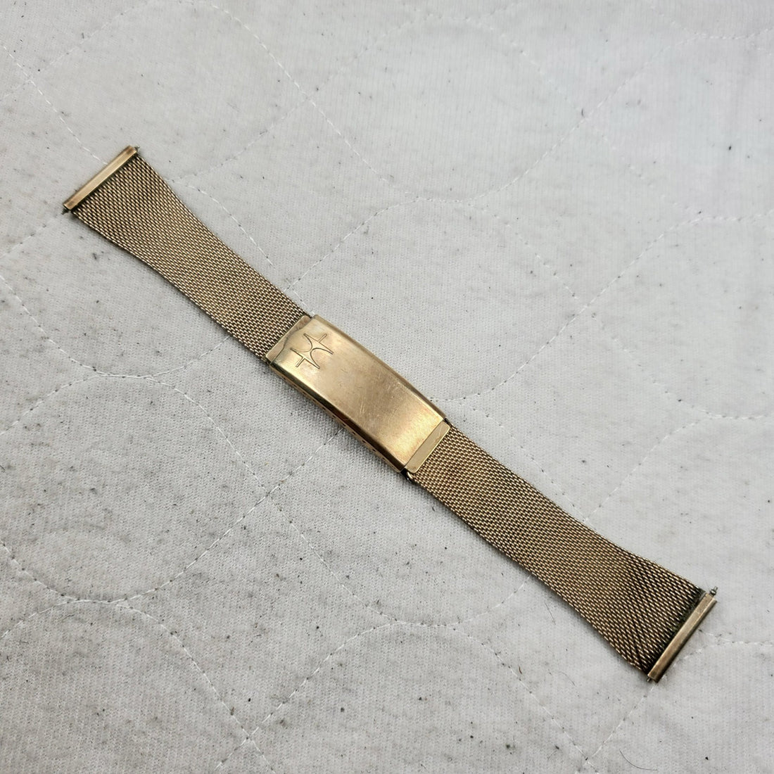 Genuine Vintage JB Champion Hamilton 10K Gold 1/20 Steel Mesh 22MM Watch Band